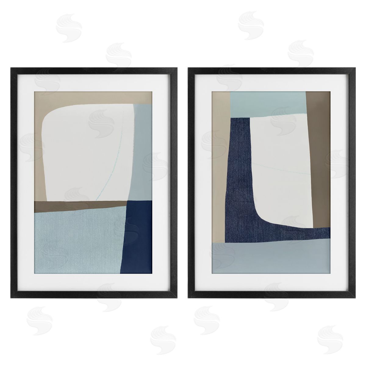 Hannah Dawson Minimal Natural Flow Canvas Wall Art Print