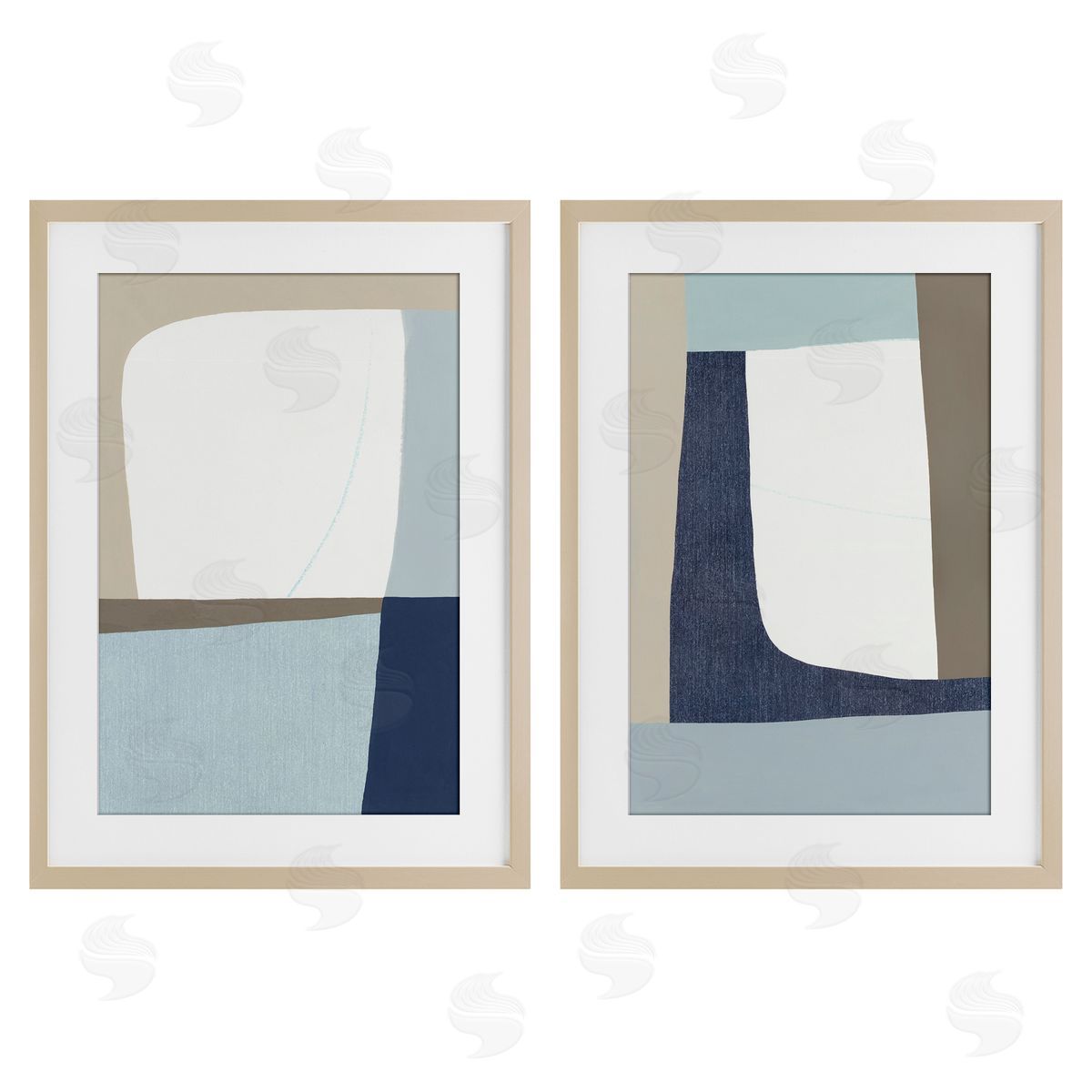 Hannah Dawson Minimal Natural Flow Canvas Wall Art Print