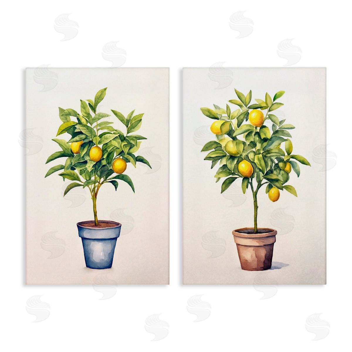 Andrea Haase Potted Citrus Serenade Canvas Wall Art Print
