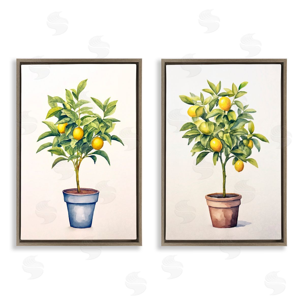 Andrea Haase Potted Citrus Serenade Canvas Wall Art Print