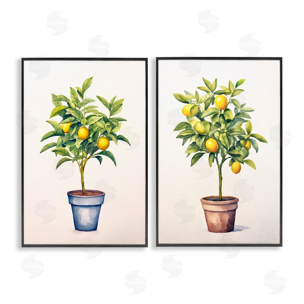 Andrea Haase Potted Citrus Serenade Canvas Wall Art Print