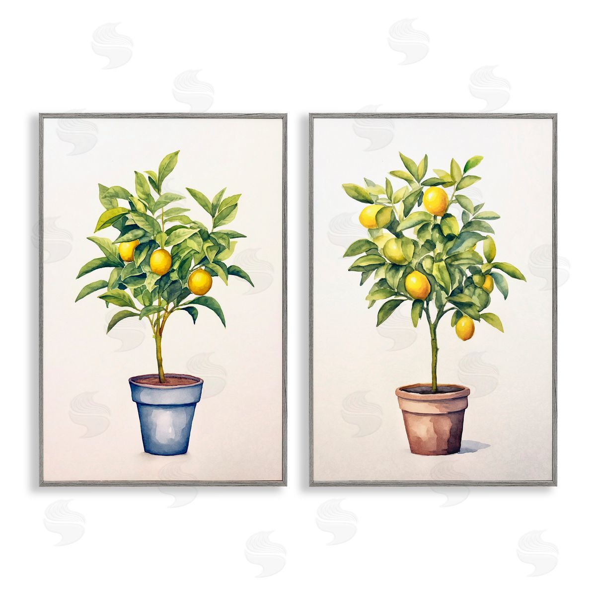 Andrea Haase Potted Citrus Serenade Canvas Wall Art Print