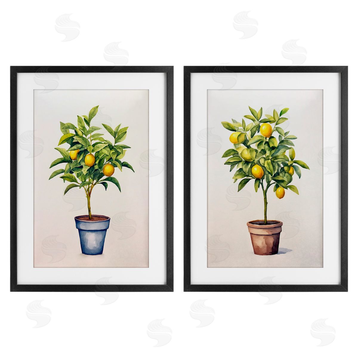 Andrea Haase Potted Citrus Serenade Canvas Wall Art Print