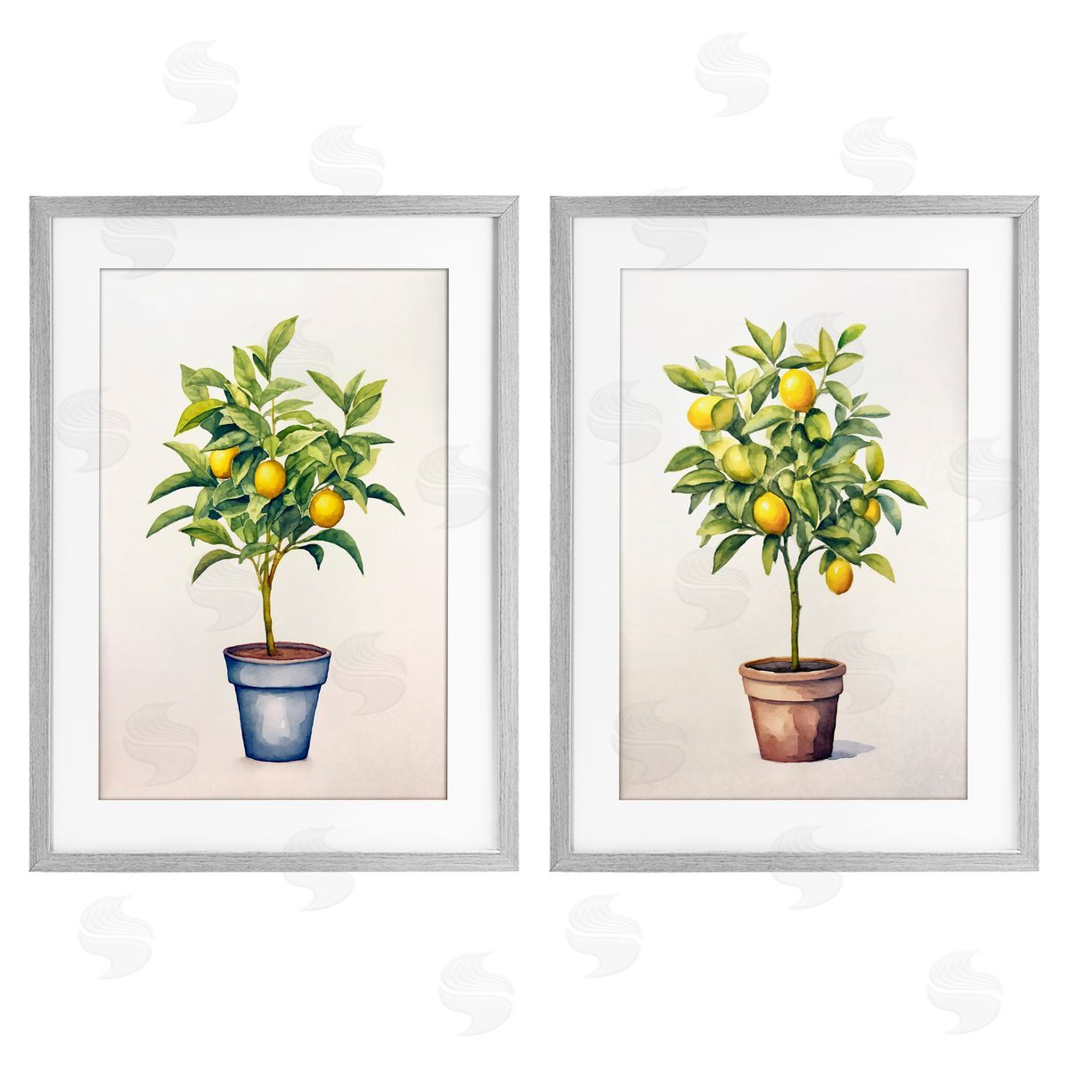 Andrea Haase Potted Citrus Serenade Canvas Wall Art Print