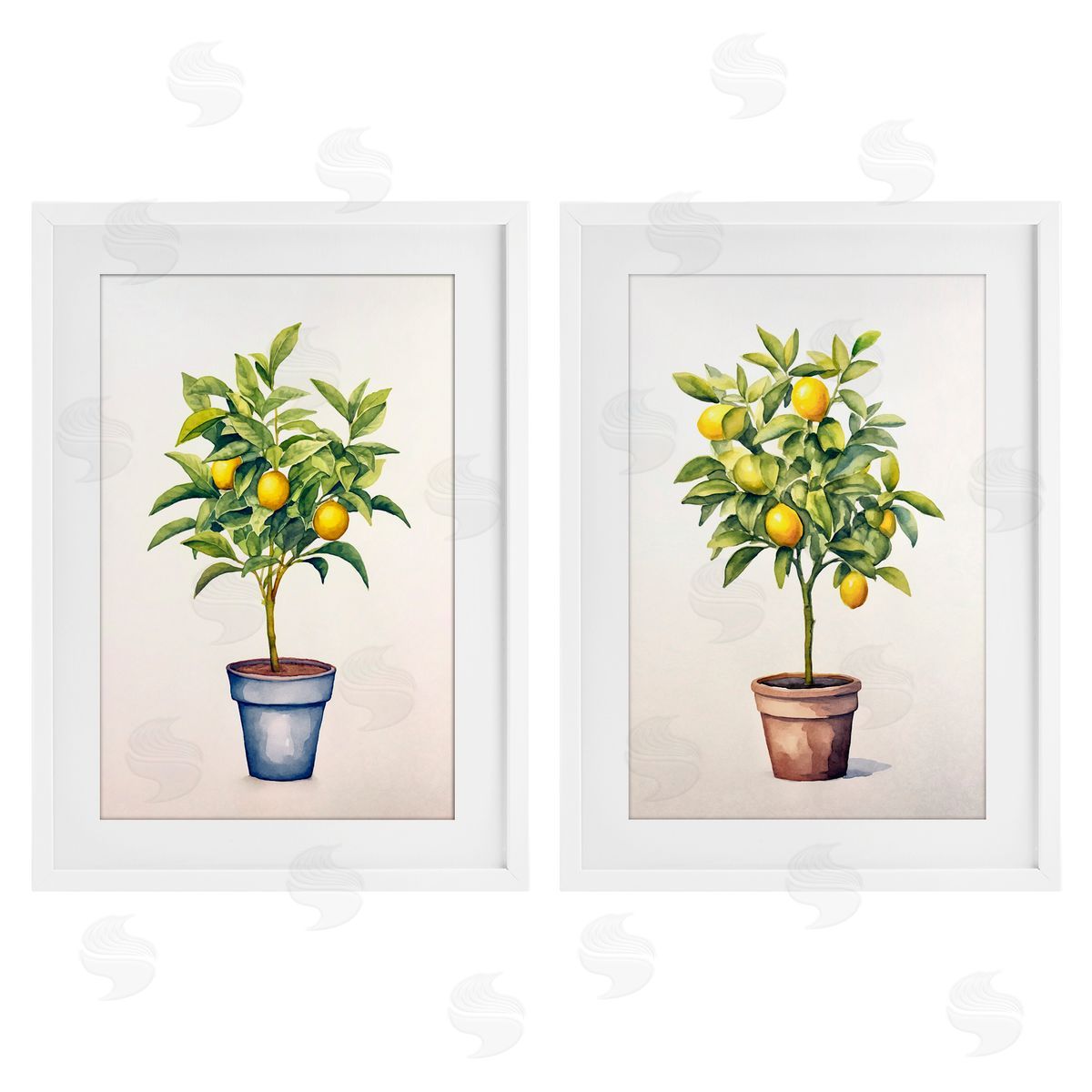 Andrea Haase Potted Citrus Serenade Canvas Wall Art Print