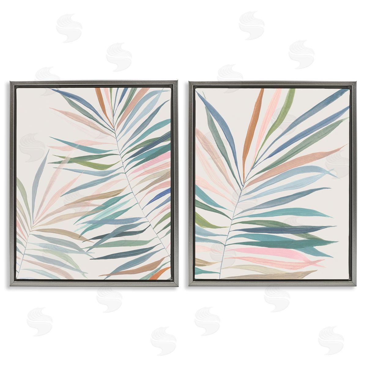 Hannah Dawson Tropical Harmony Leaves Canvas Wall Art Print
