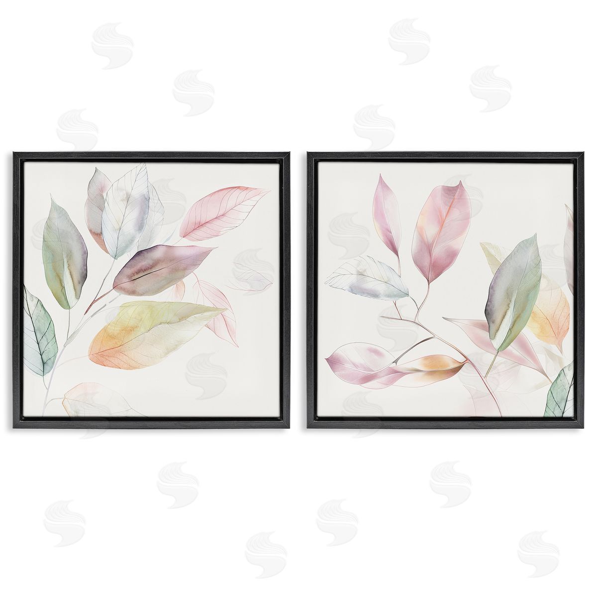 Raymond Powers Botanical Light Leaves Canvas Wall Art Print