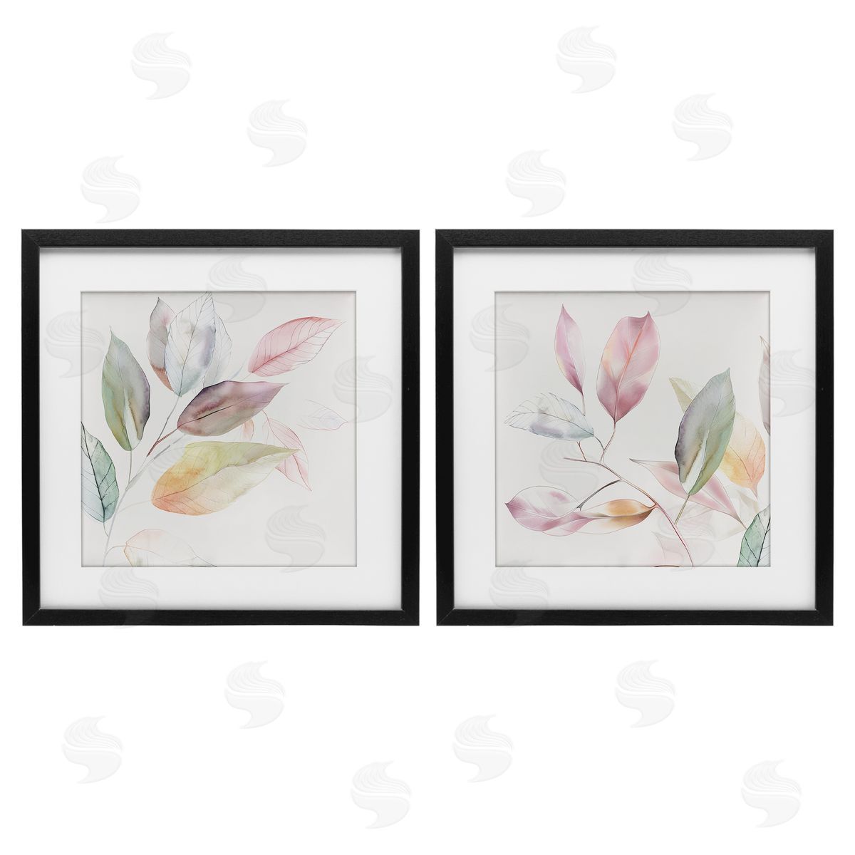 Raymond Powers Botanical Light Leaves Canvas Wall Art Print