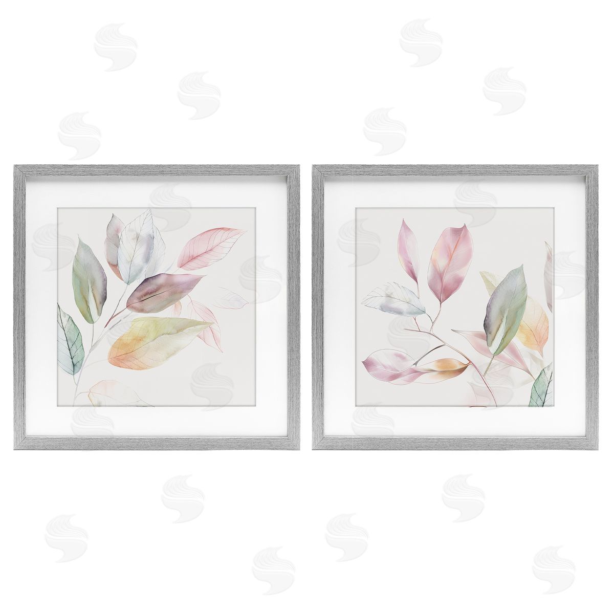 Raymond Powers Botanical Light Leaves Canvas Wall Art Print