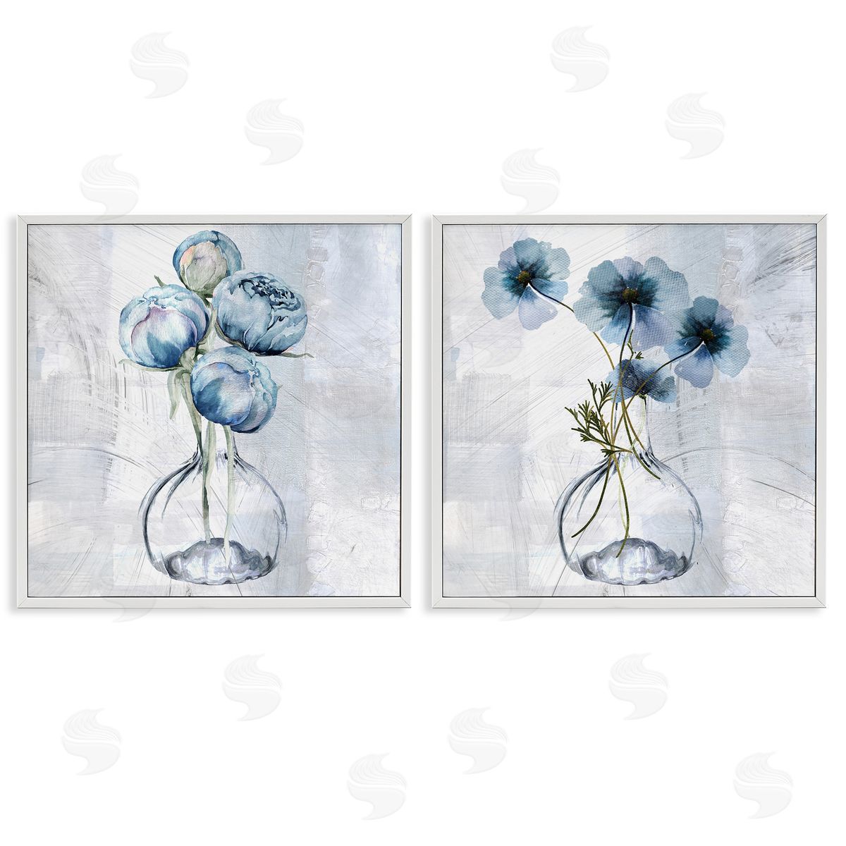 Sophie 6 Tale Of Two Vases Canvas Wall Art Print
