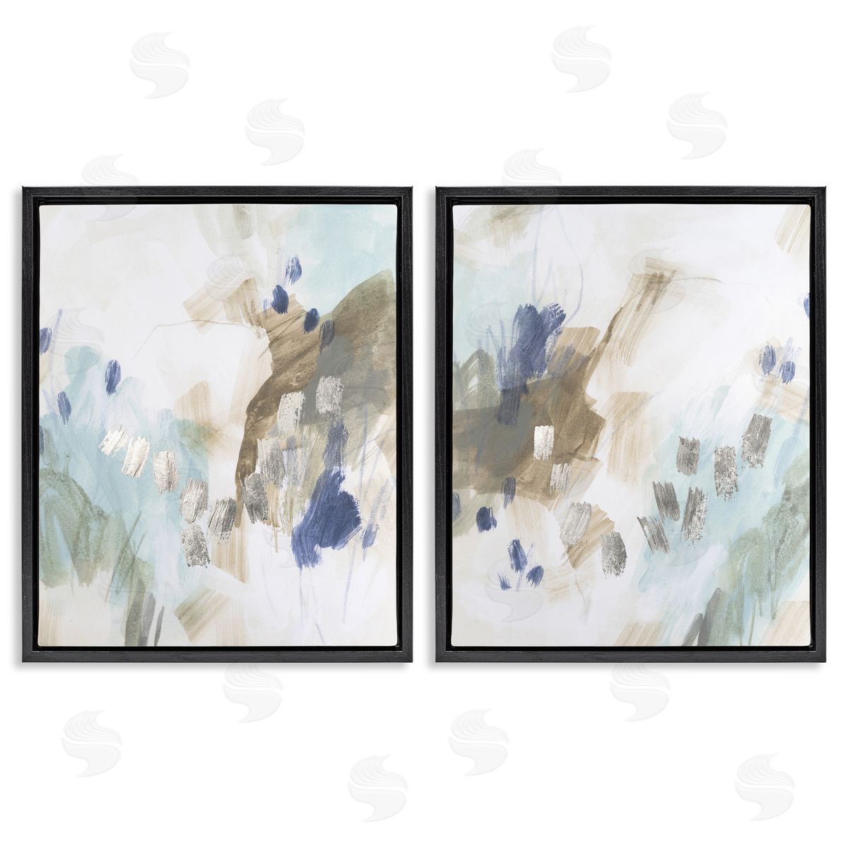 June Erica Vess Crystalline Plaster Abstract Canvas Wall Art Print