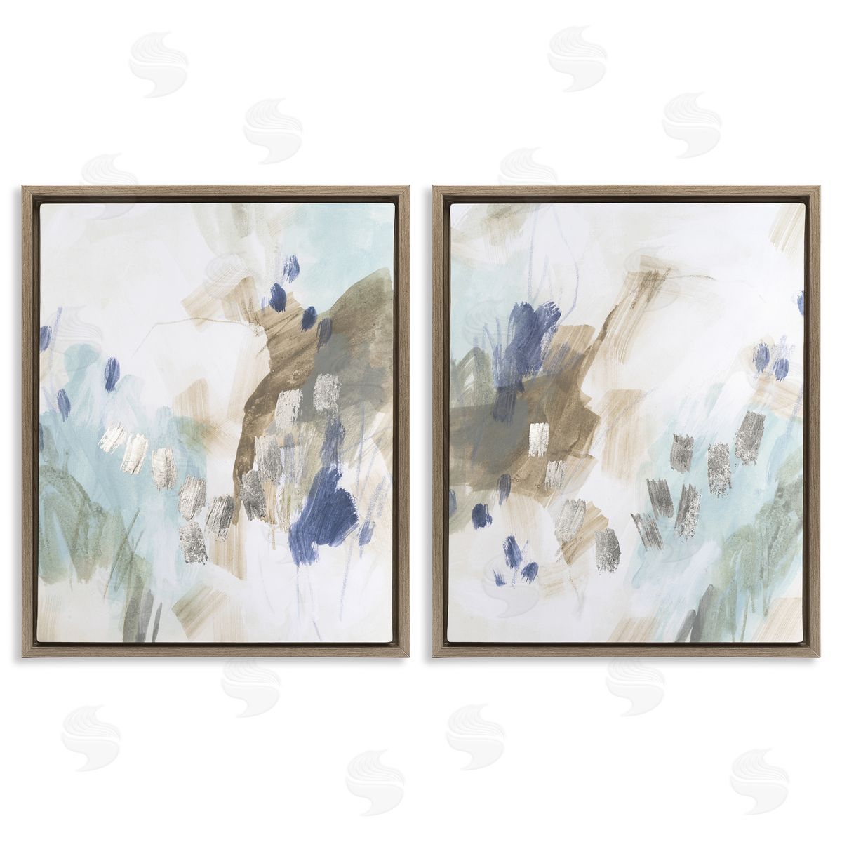 June Erica Vess Crystalline Plaster Abstract Canvas Wall Art Print