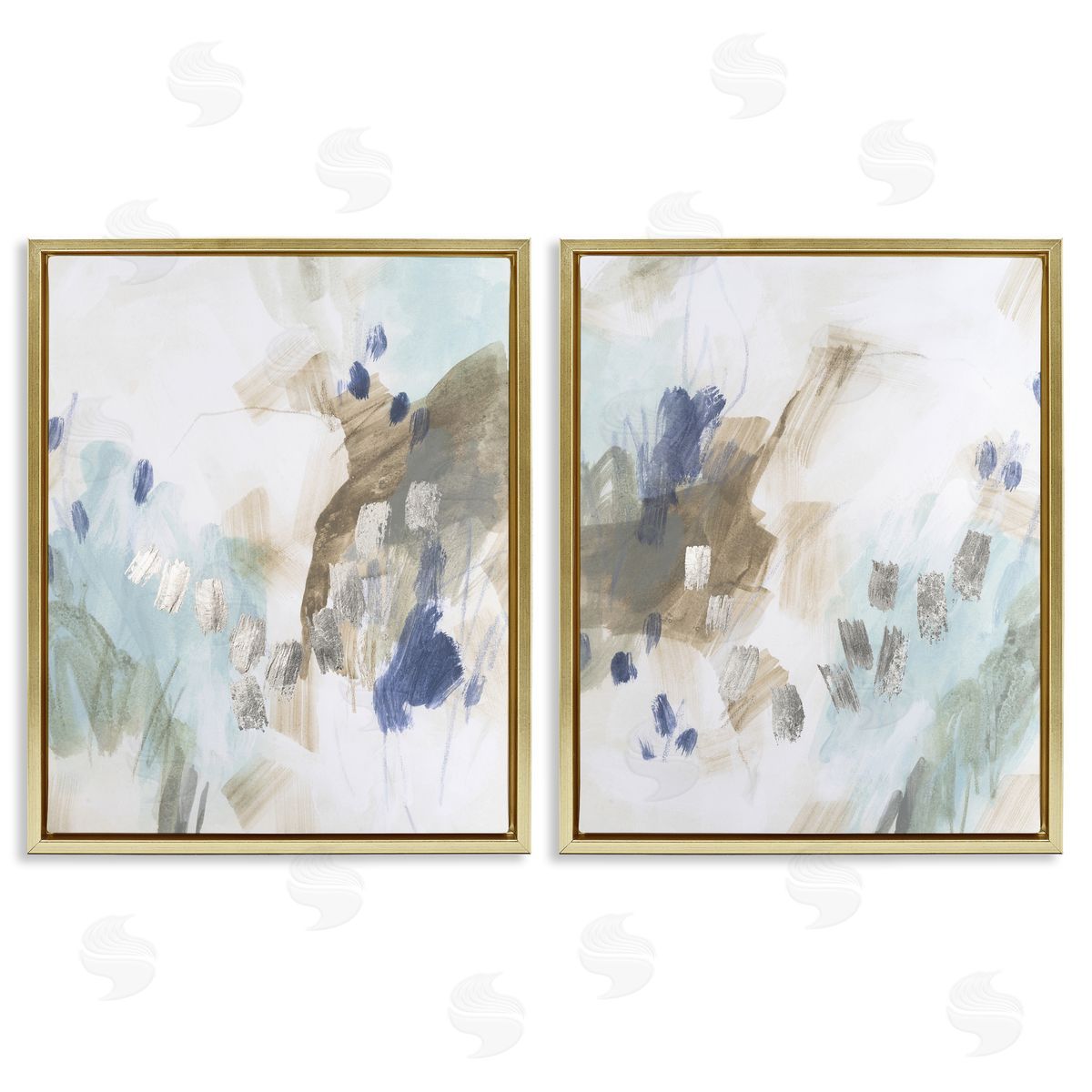 June Erica Vess Crystalline Plaster Abstract Canvas Wall Art Print