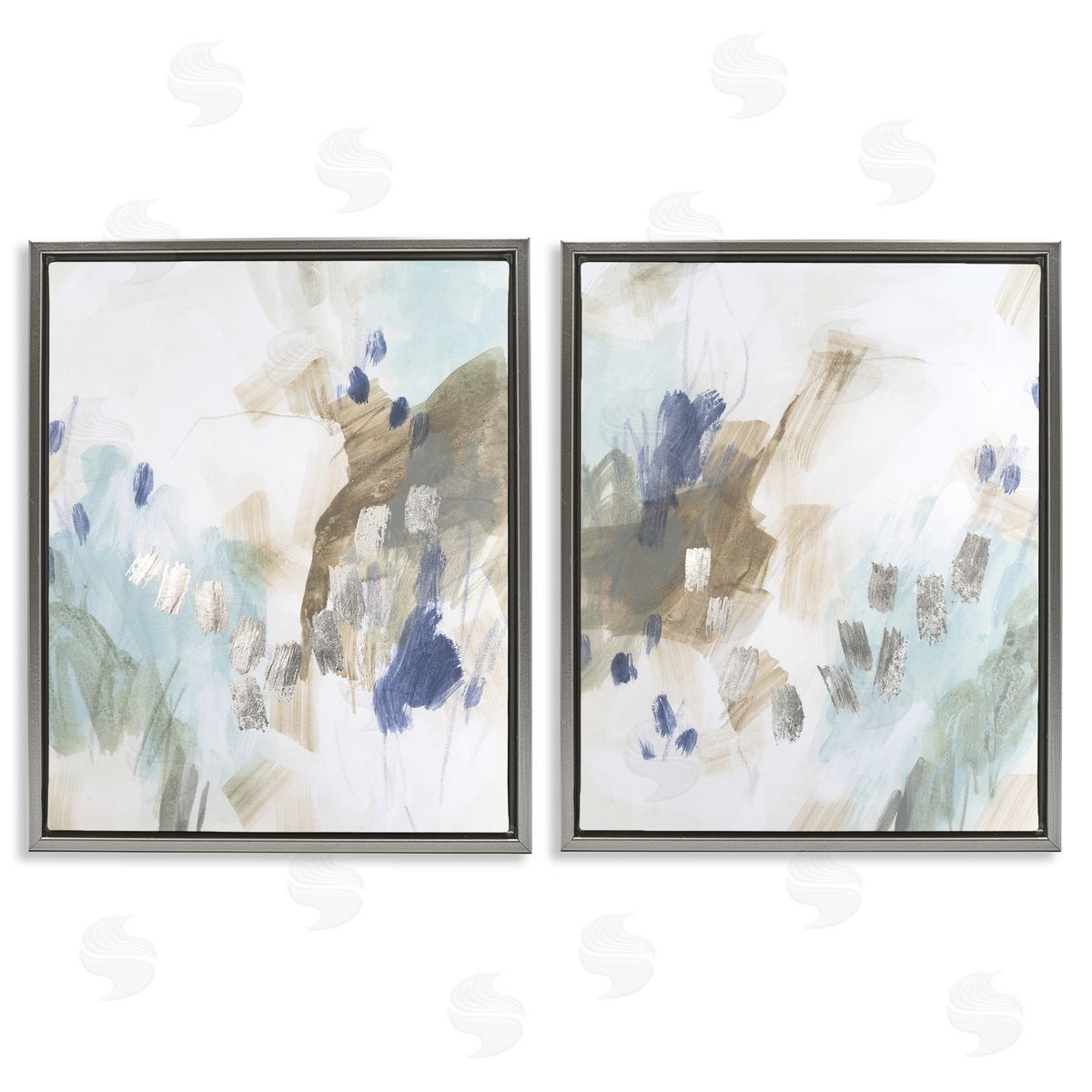 June Erica Vess Crystalline Plaster Abstract Canvas Wall Art Print