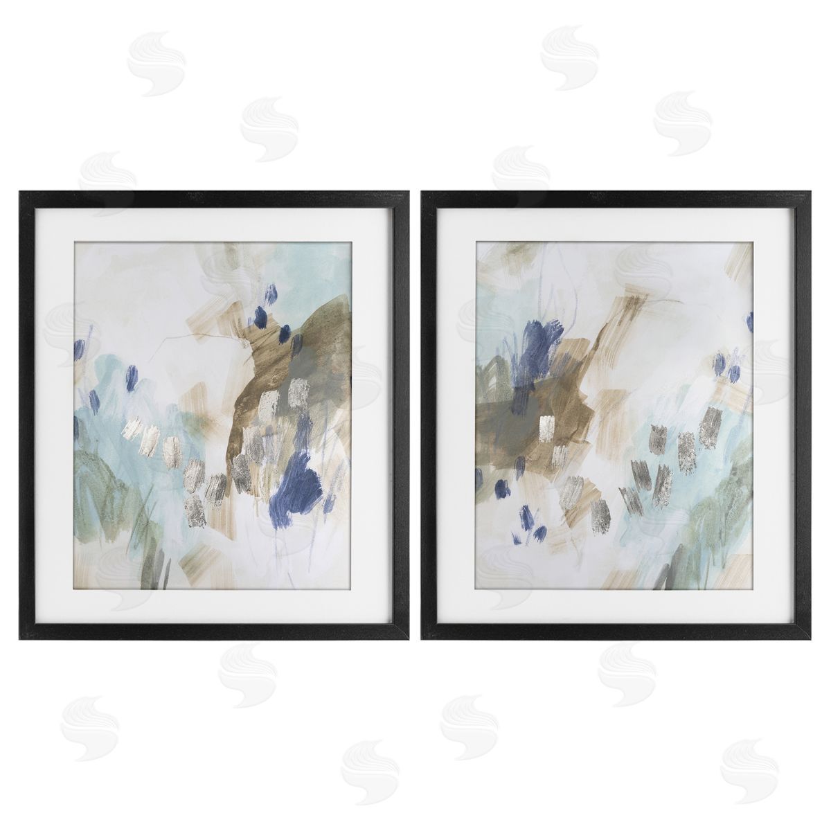 June Erica Vess Crystalline Plaster Abstract Canvas Wall Art Print