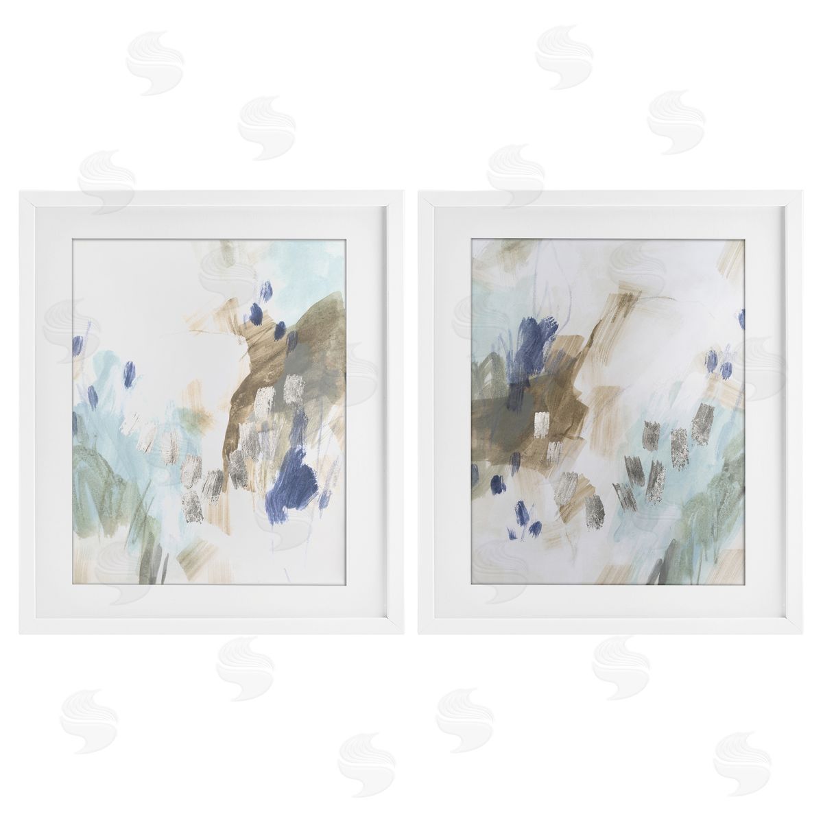 June Erica Vess Crystalline Plaster Abstract Canvas Wall Art Print