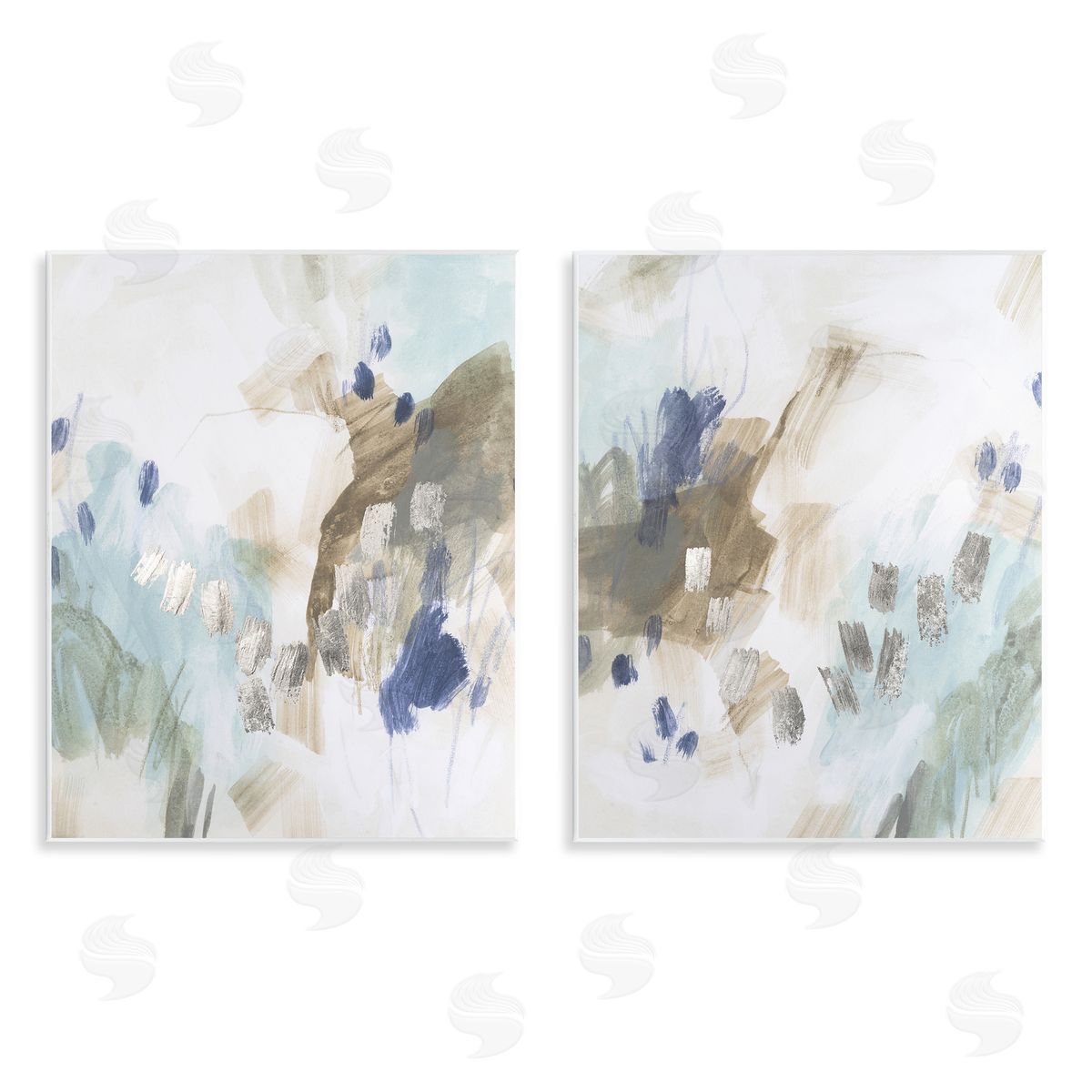 June Erica Vess Crystalline Plaster Abstract Canvas Wall Art Print