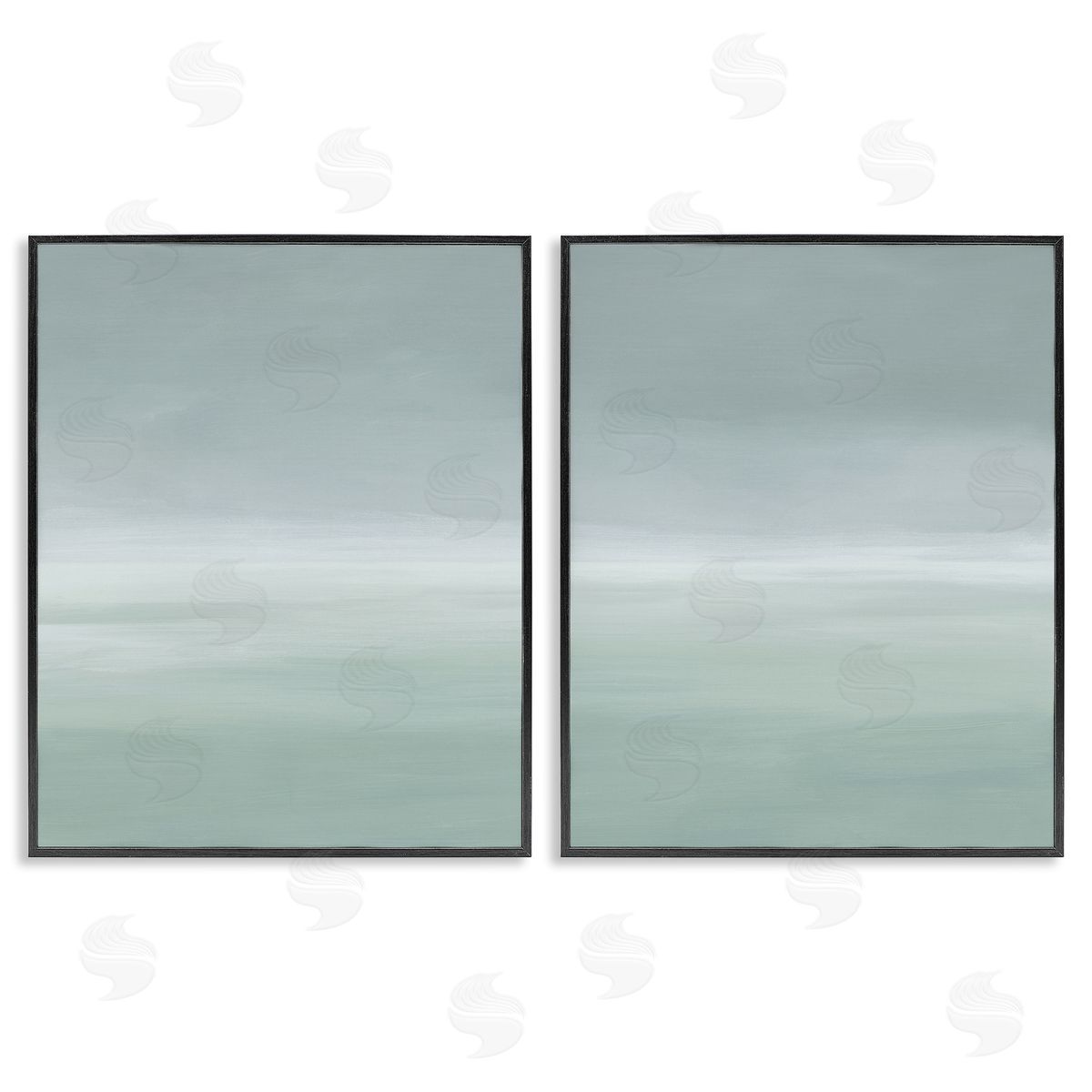 Grace Popp Hampton Mist Gradient Canvas Wall Art Print