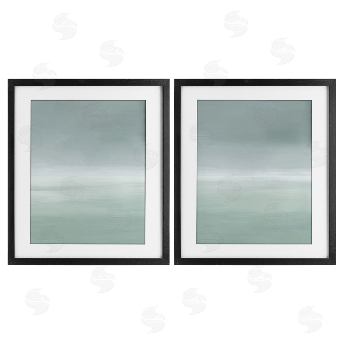 Grace Popp Hampton Mist Gradient Canvas Wall Art Print