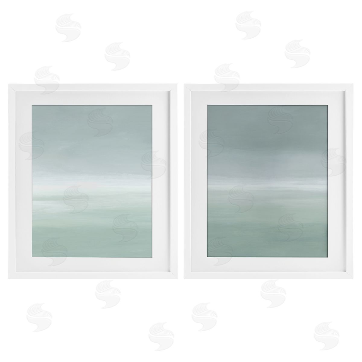 Grace Popp Hampton Mist Gradient Canvas Wall Art Print