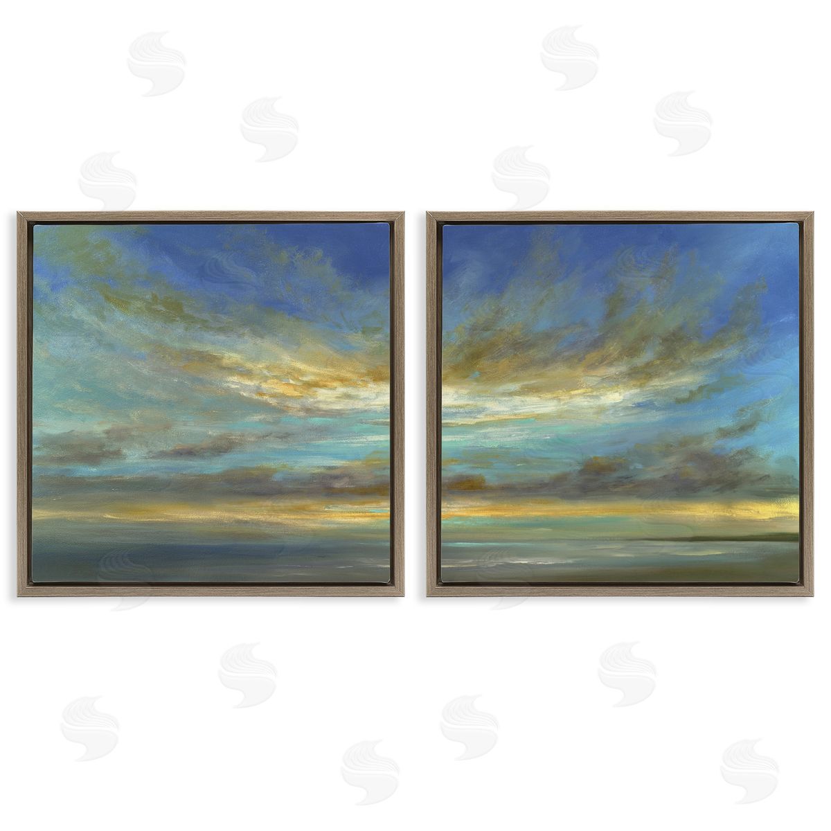 Sheila Finch October Sunset Sky Canvas Wall Art Print
