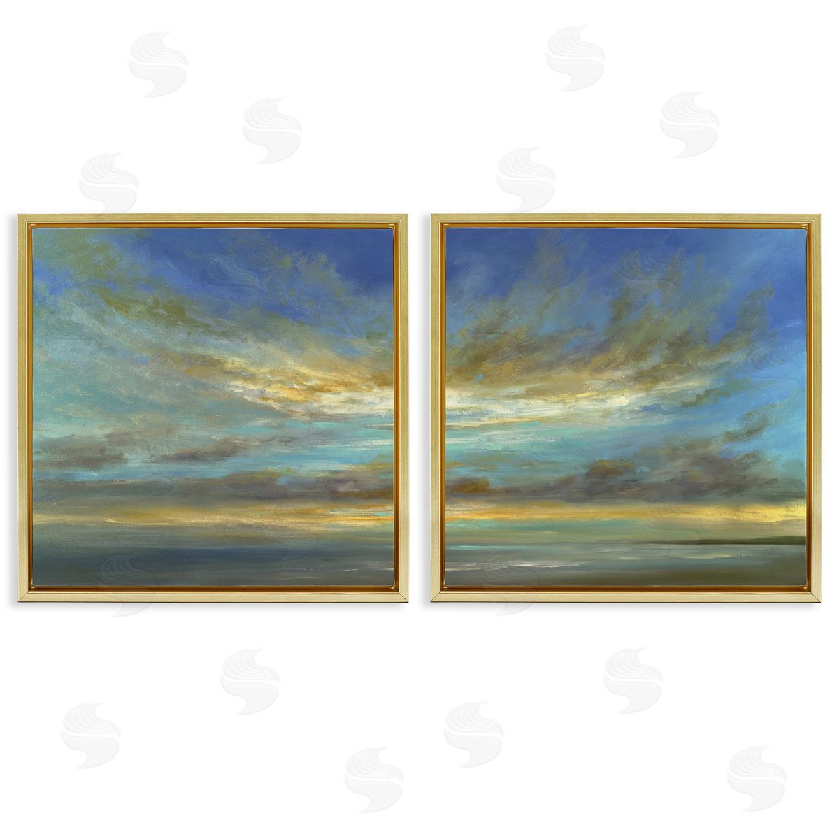 Sheila Finch October Sunset Sky Canvas Wall Art Print