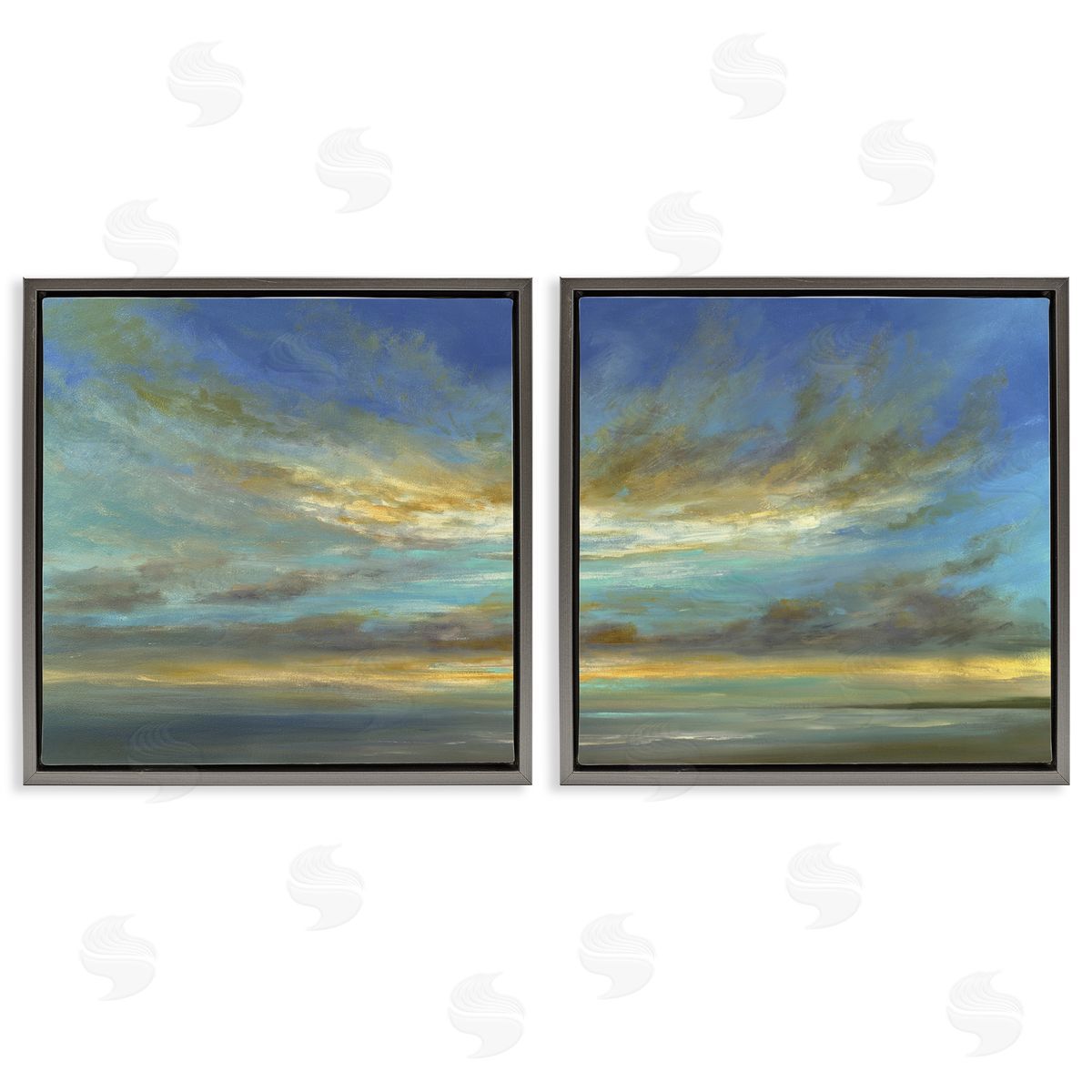 Sheila Finch October Sunset Sky Canvas Wall Art Print