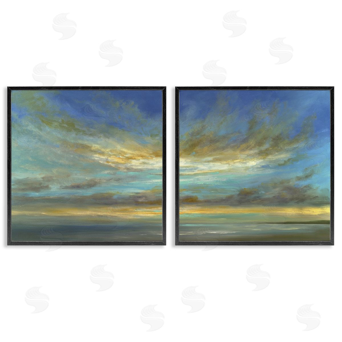 Sheila Finch October Sunset Sky Canvas Wall Art Print