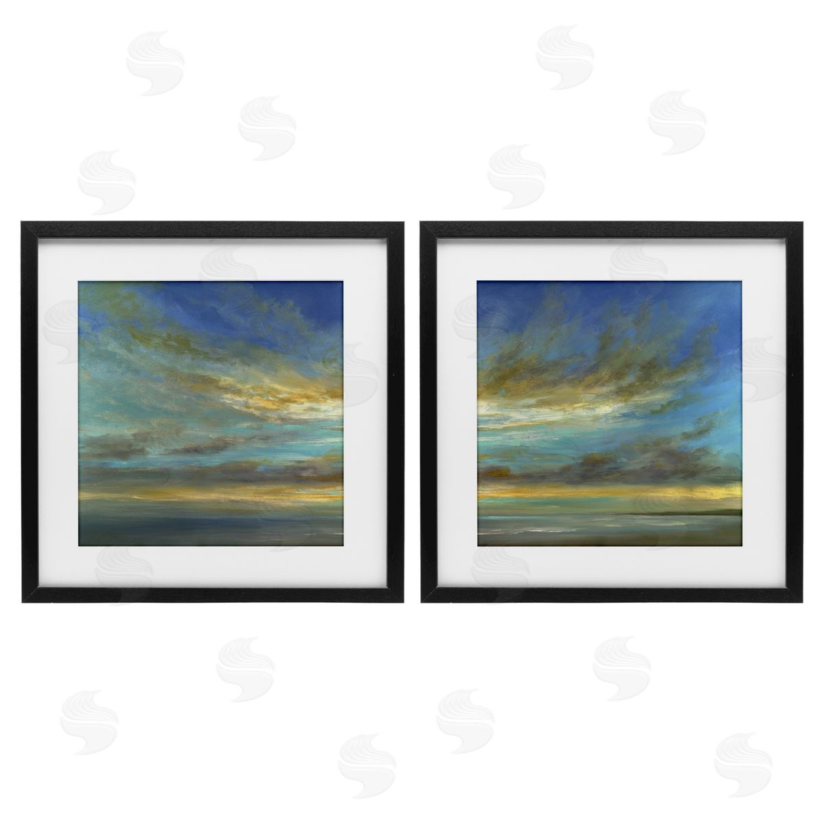 Sheila Finch October Sunset Sky Canvas Wall Art Print