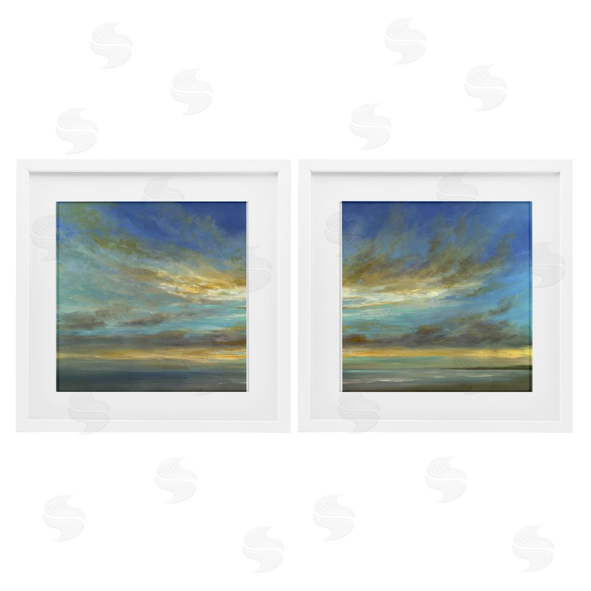 Sheila Finch October Sunset Sky Canvas Wall Art Print