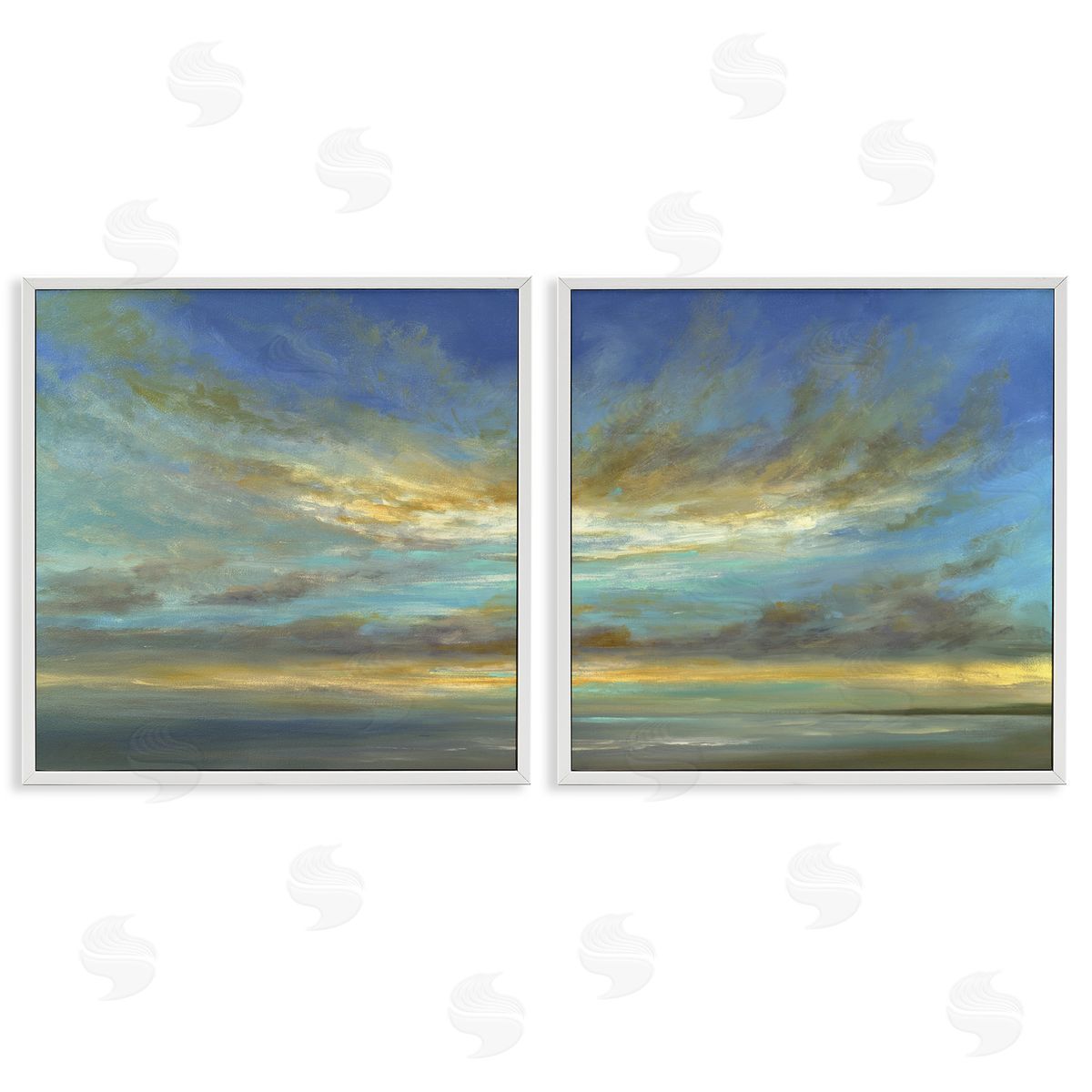 Sheila Finch October Sunset Sky Canvas Wall Art Print