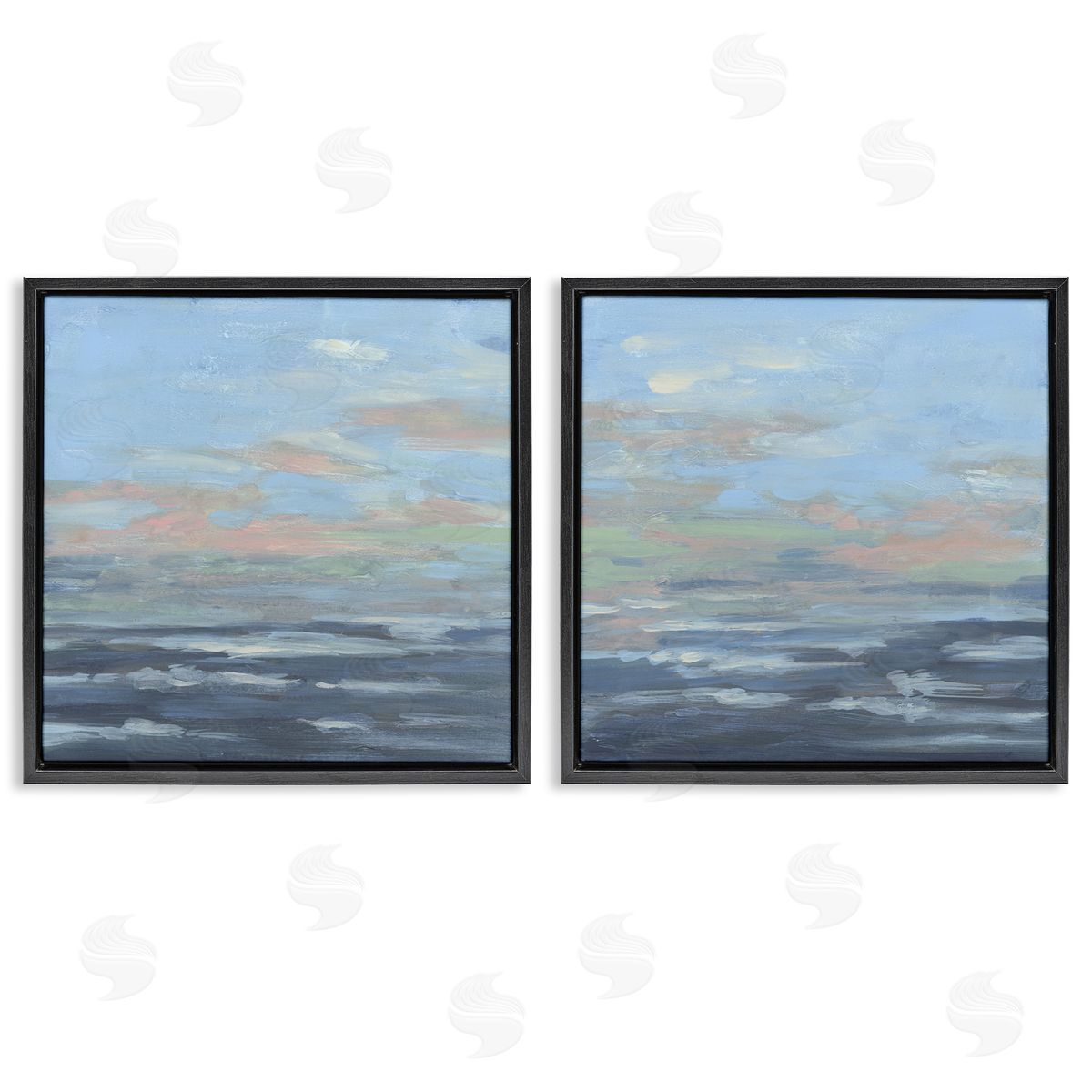 June Erica Vess Abstract Ocean Romance Canvas Wall Art Print