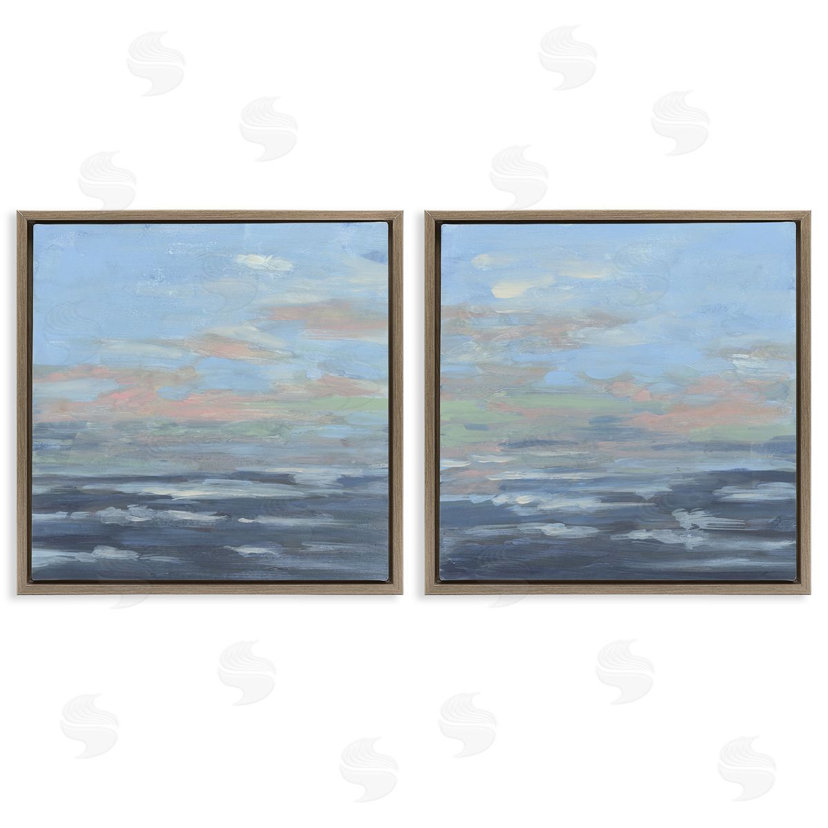 June Erica Vess Abstract Ocean Romance Canvas Wall Art Print