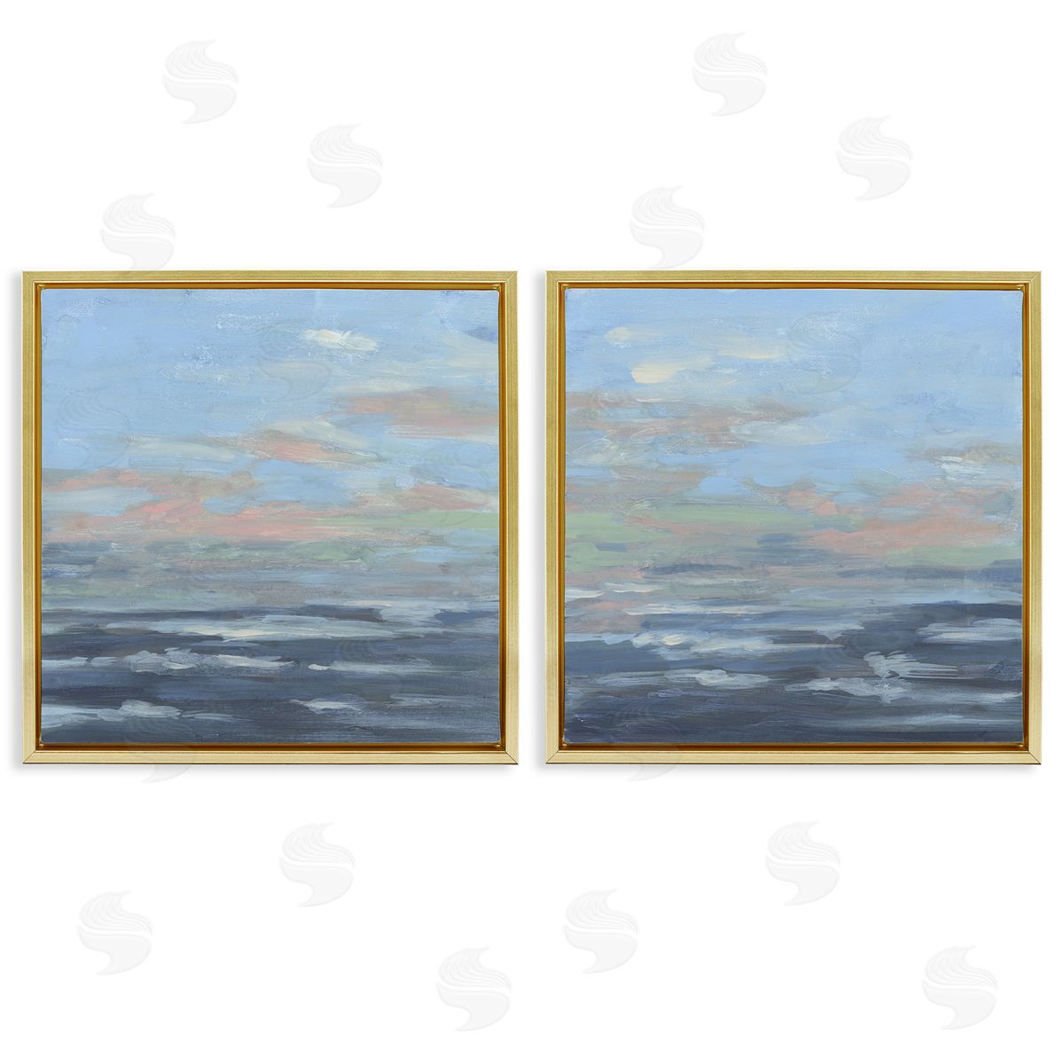 June Erica Vess Abstract Ocean Romance Canvas Wall Art Print