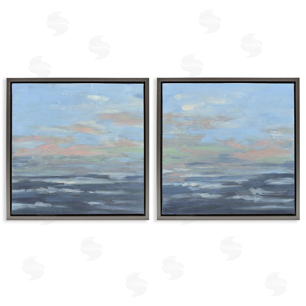 June Erica Vess Abstract Ocean Romance Canvas Wall Art Print