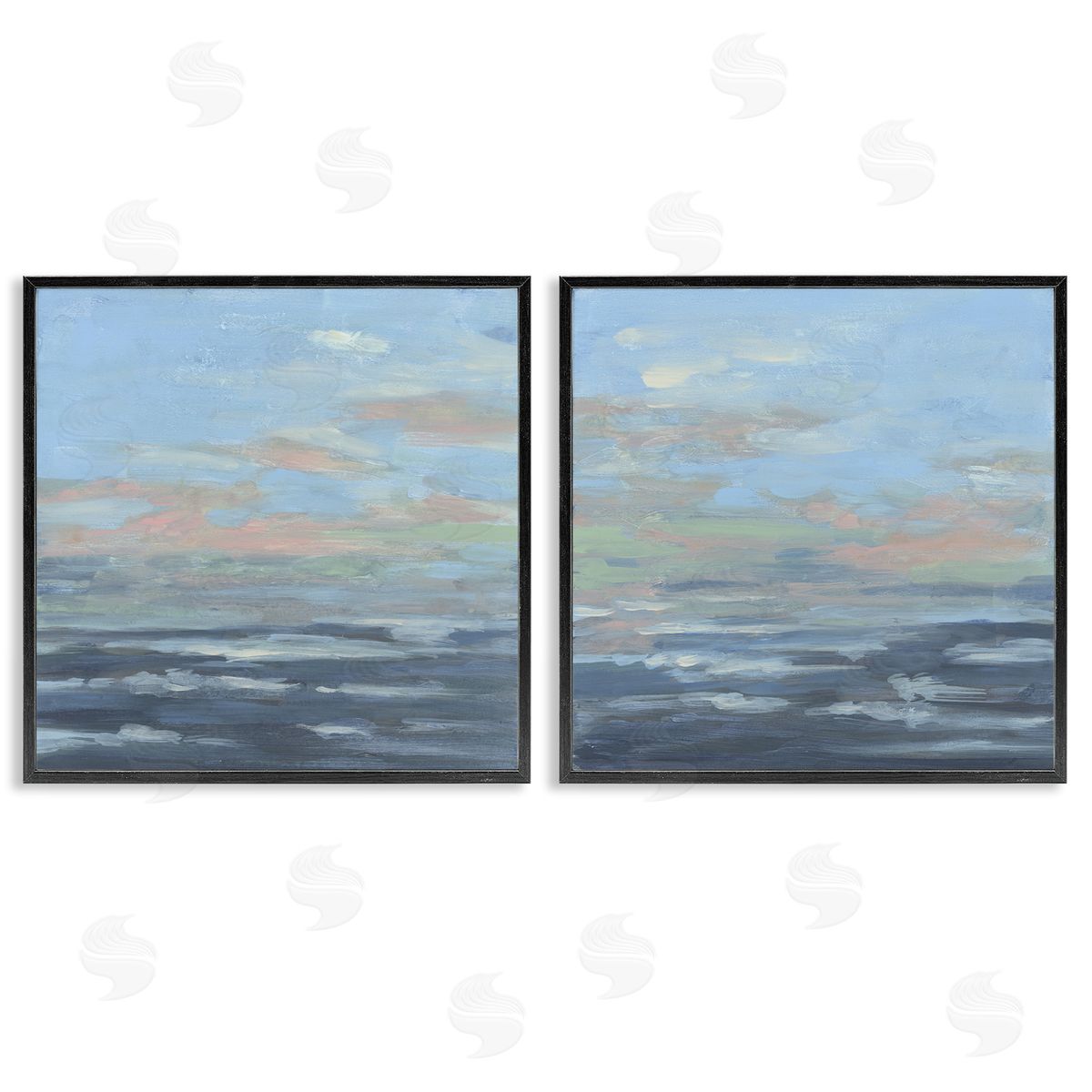 June Erica Vess Abstract Ocean Romance Canvas Wall Art Print