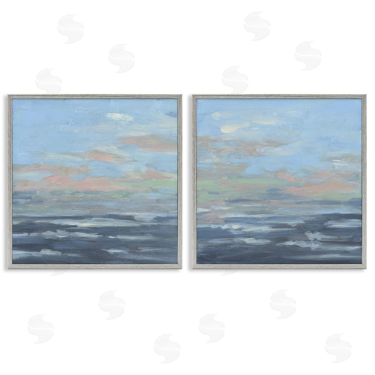 June Erica Vess Abstract Ocean Romance Canvas Wall Art Print