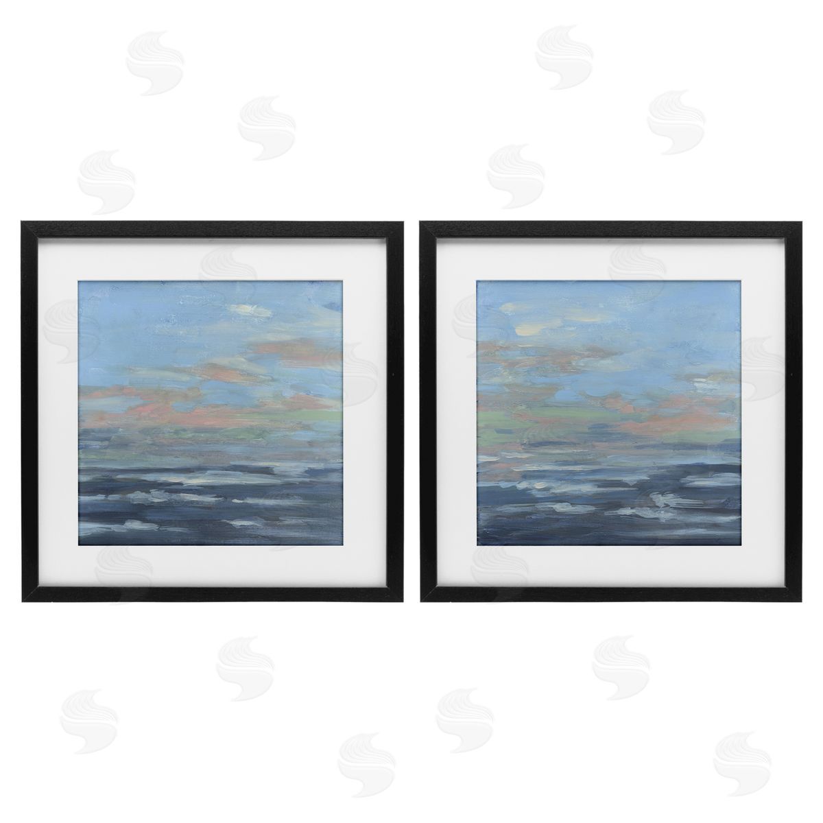 June Erica Vess Abstract Ocean Romance Canvas Wall Art Print