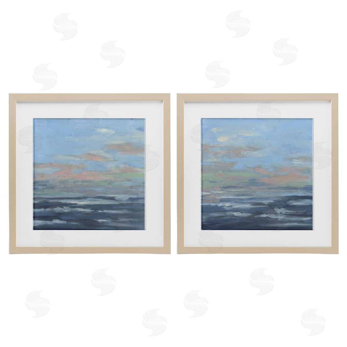 June Erica Vess Abstract Ocean Romance Canvas Wall Art Print