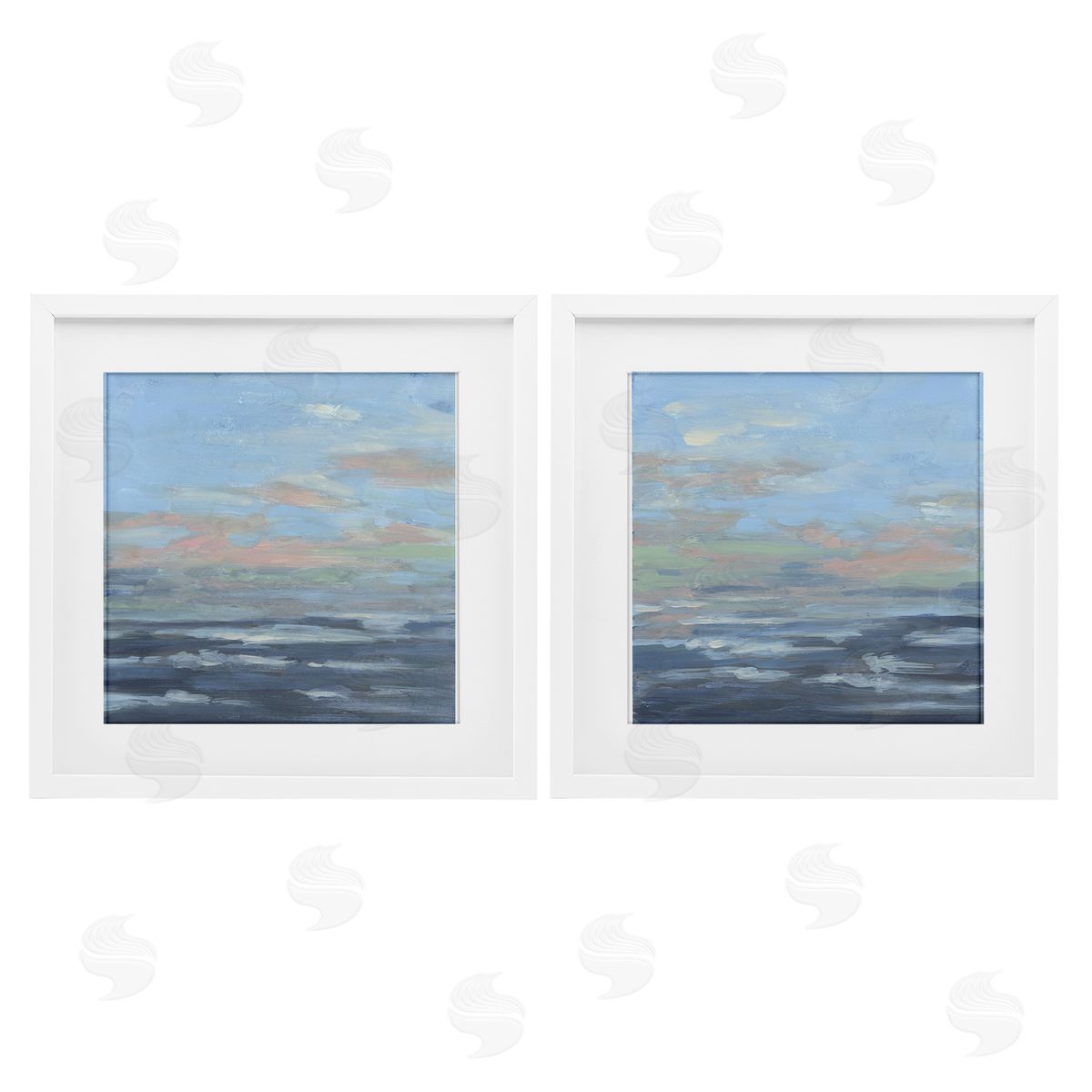 June Erica Vess Abstract Ocean Romance Canvas Wall Art Print