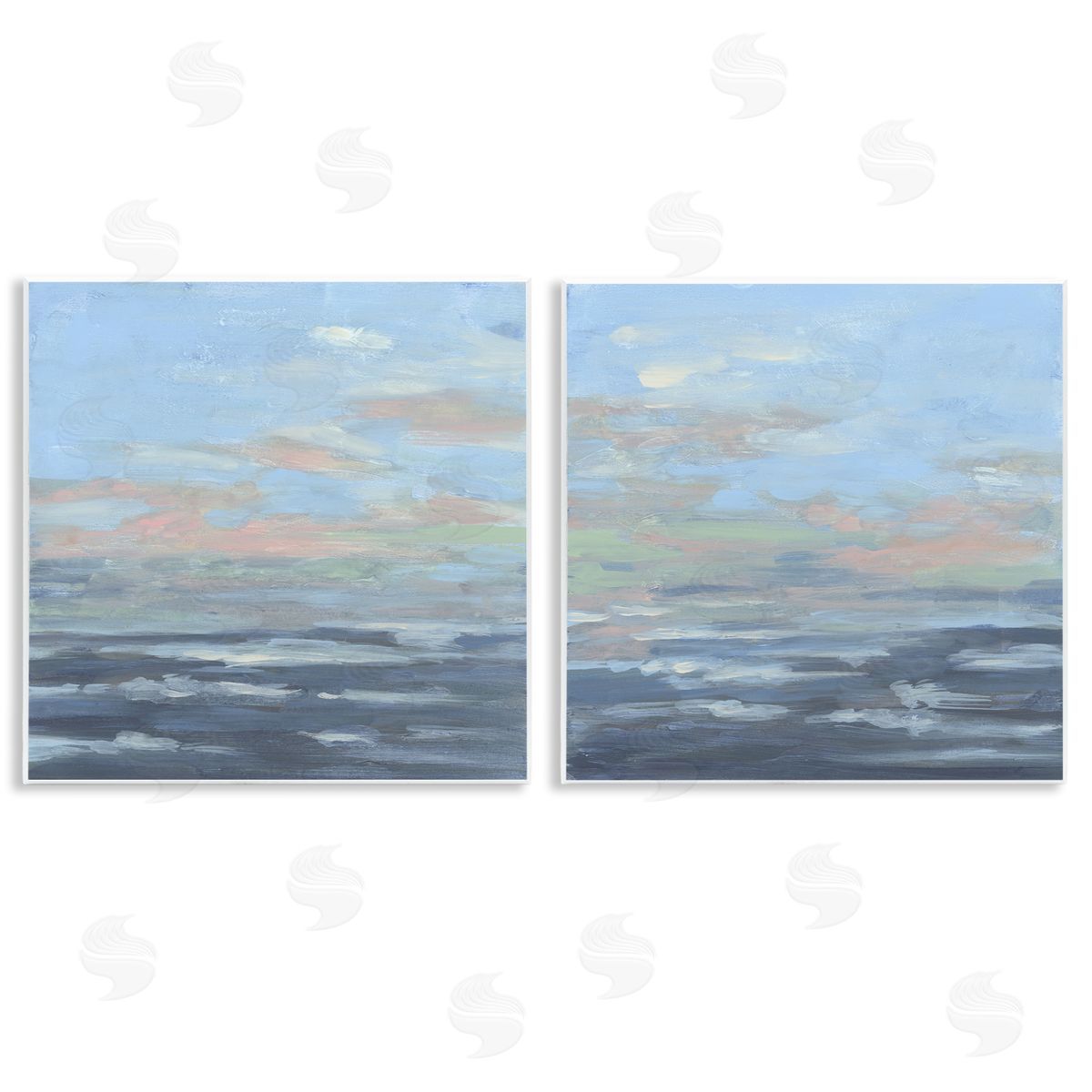 June Erica Vess Abstract Ocean Romance Canvas Wall Art Print