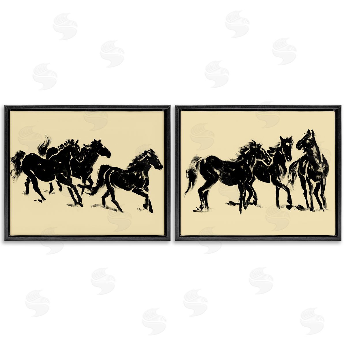 Victoria Barnes Horses in Motion Stampede Canvas Wall Art Print