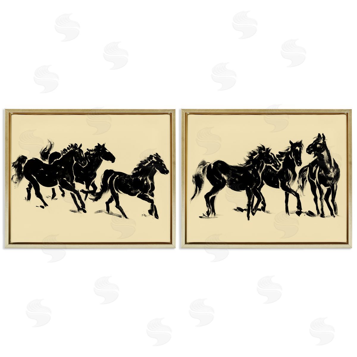 Victoria Barnes Horses in Motion Stampede Canvas Wall Art Print