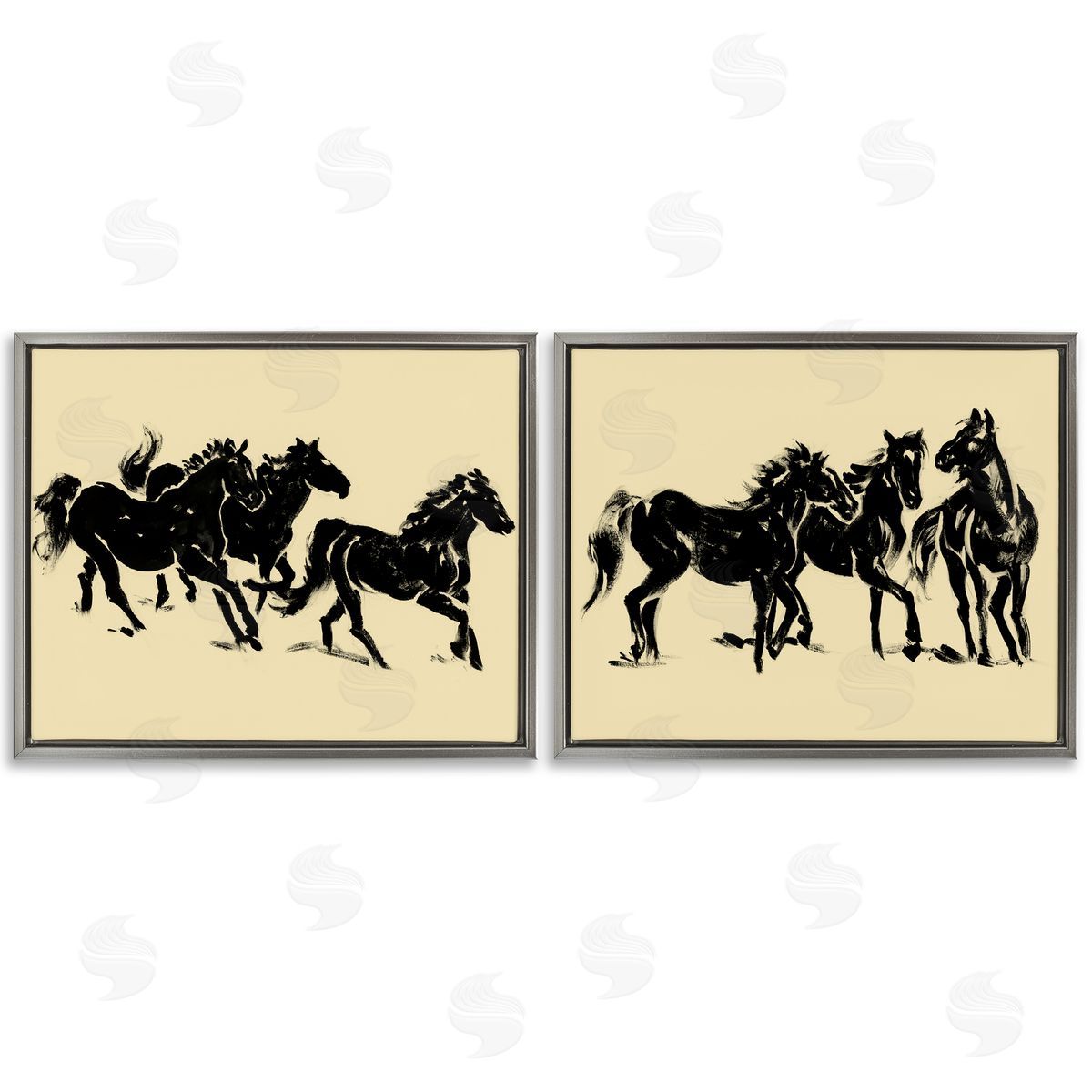 Victoria Barnes Horses in Motion Stampede Canvas Wall Art Print