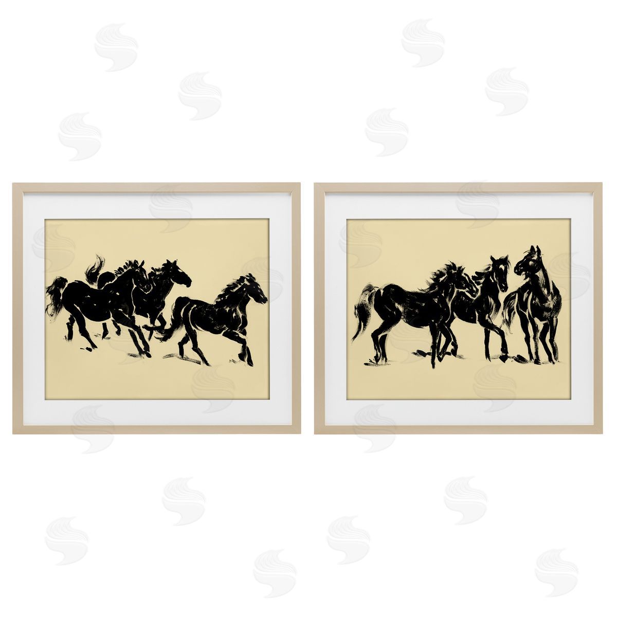 Victoria Barnes Horses in Motion Stampede Canvas Wall Art Print
