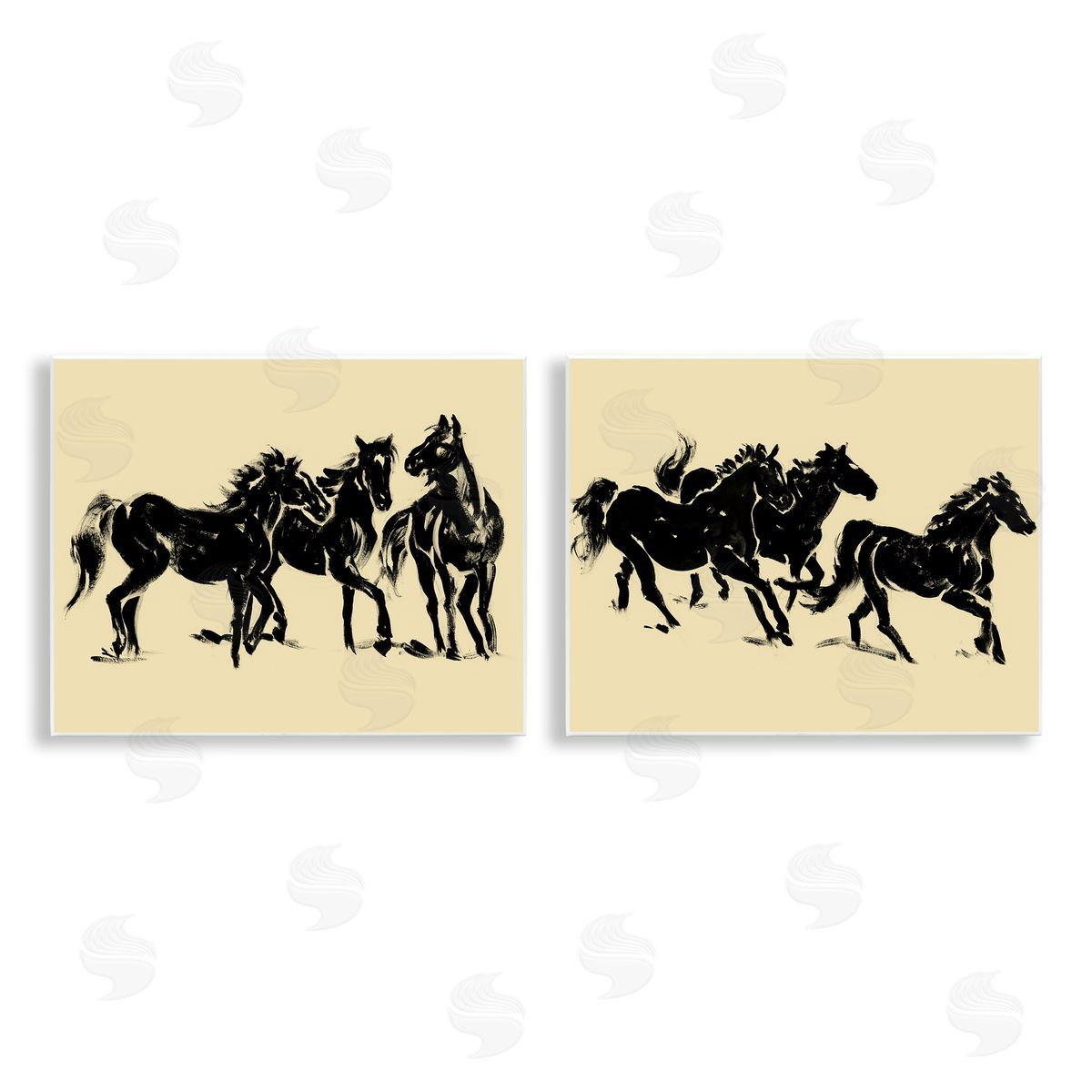 Victoria Barnes Horses in Motion Stampede Canvas Wall Art Print