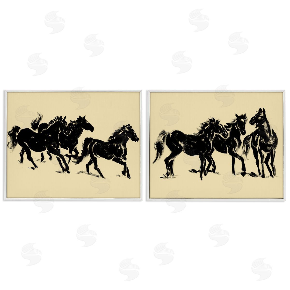 Victoria Barnes Horses in Motion Stampede Canvas Wall Art Print
