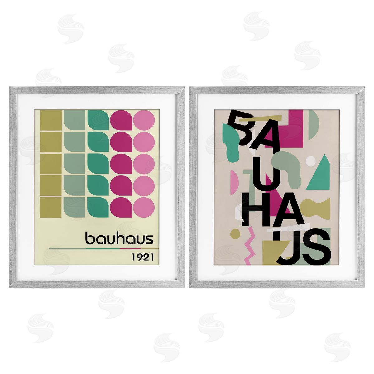 Annabelle Hall Vintage 1921 Bauhaus Design Canvas Wall Art Print
