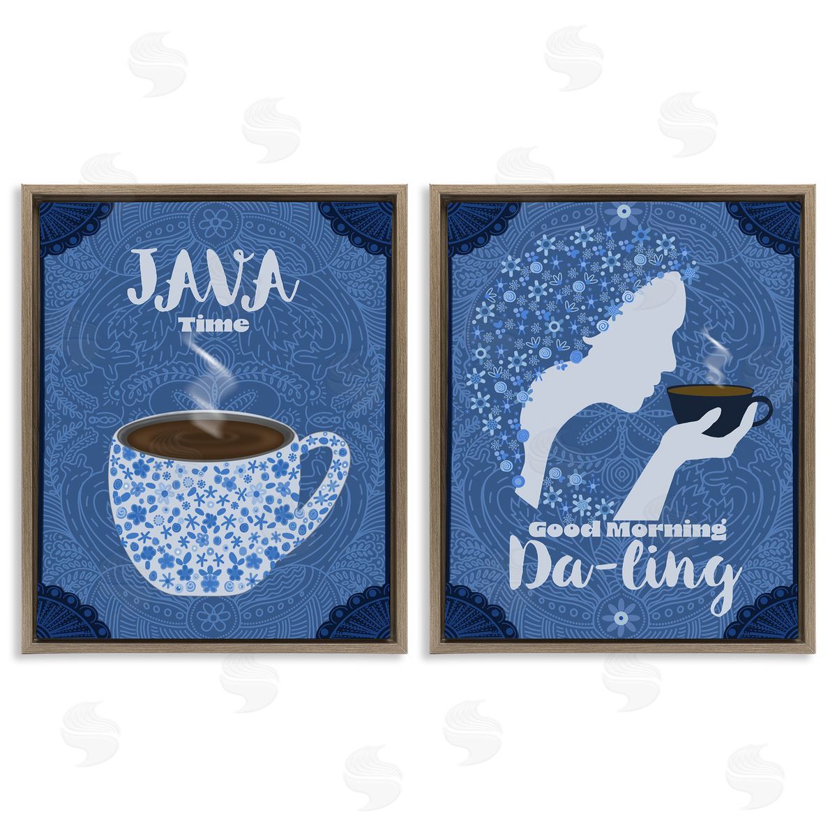 Lori Mosley Java Time Good Morning Coffees Canvas Wall Art Print