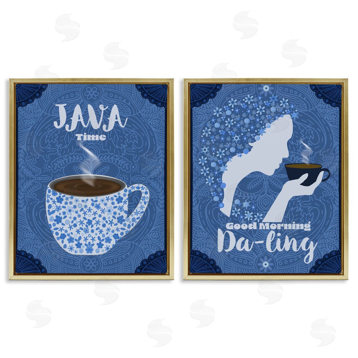 Lori Mosley Java Time Good Morning Coffees Canvas Wall Art Print